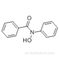 Benzamida, N-hidroxi-N-fenilo CAS 304-88-1